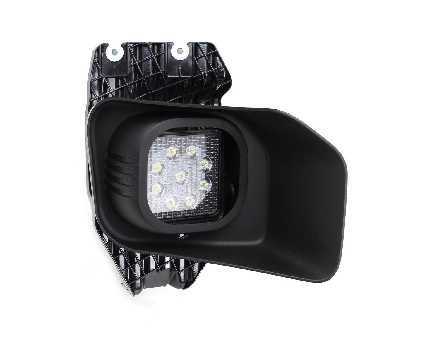 27W LED Fog Lights with Bezels, Brackets & Wiring Kit for 2011-2016 Ford F250 F350 F450 Super Duty Trucks - Durable Off-Road Lighting for Foggy Conditions & Night Driving