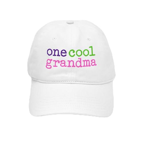 White - One Cool Grandma Cap