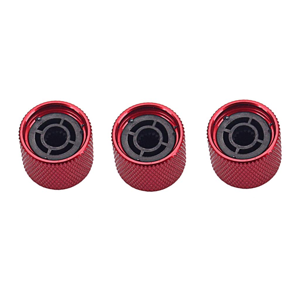 3-Piece Guitar Tone & Volume Knobs - Premium Potentiometer Caps for Electric Guitar & Bass - Perfect for DIY Repairs & Custom Upgrades