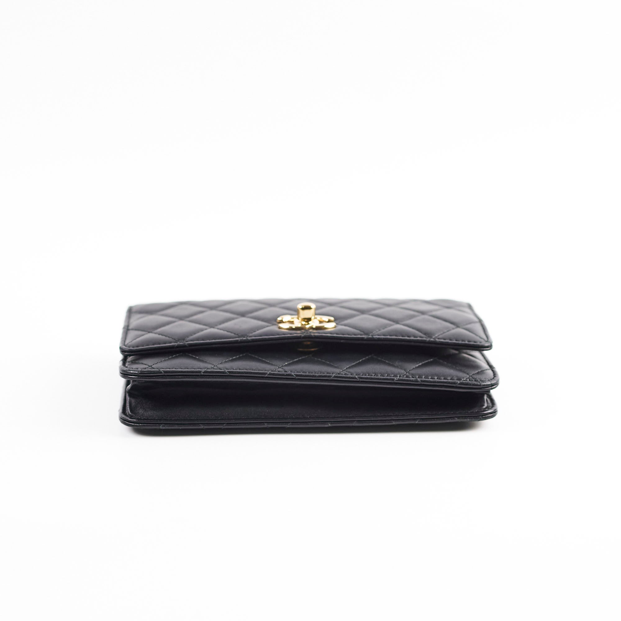 Chanel Trendy CC Lambskin Wallet on Chain WOC Black - Luxury Crossbody Bag for Women | Perfect for Evening Events, Parties & Date Nights
