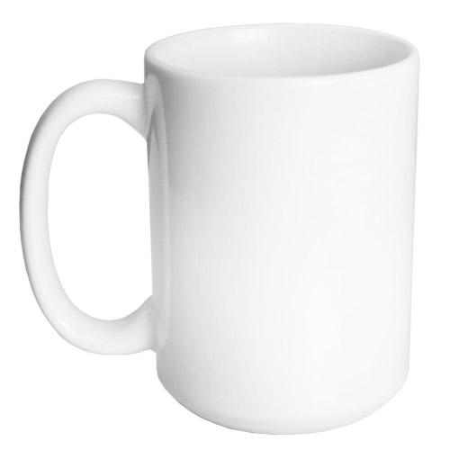 Premium 15oz White Coffee Mug - Insulated Travel Mug for Hot & Cold Drinks - Perfect for Home, Office, Camping & Commuting