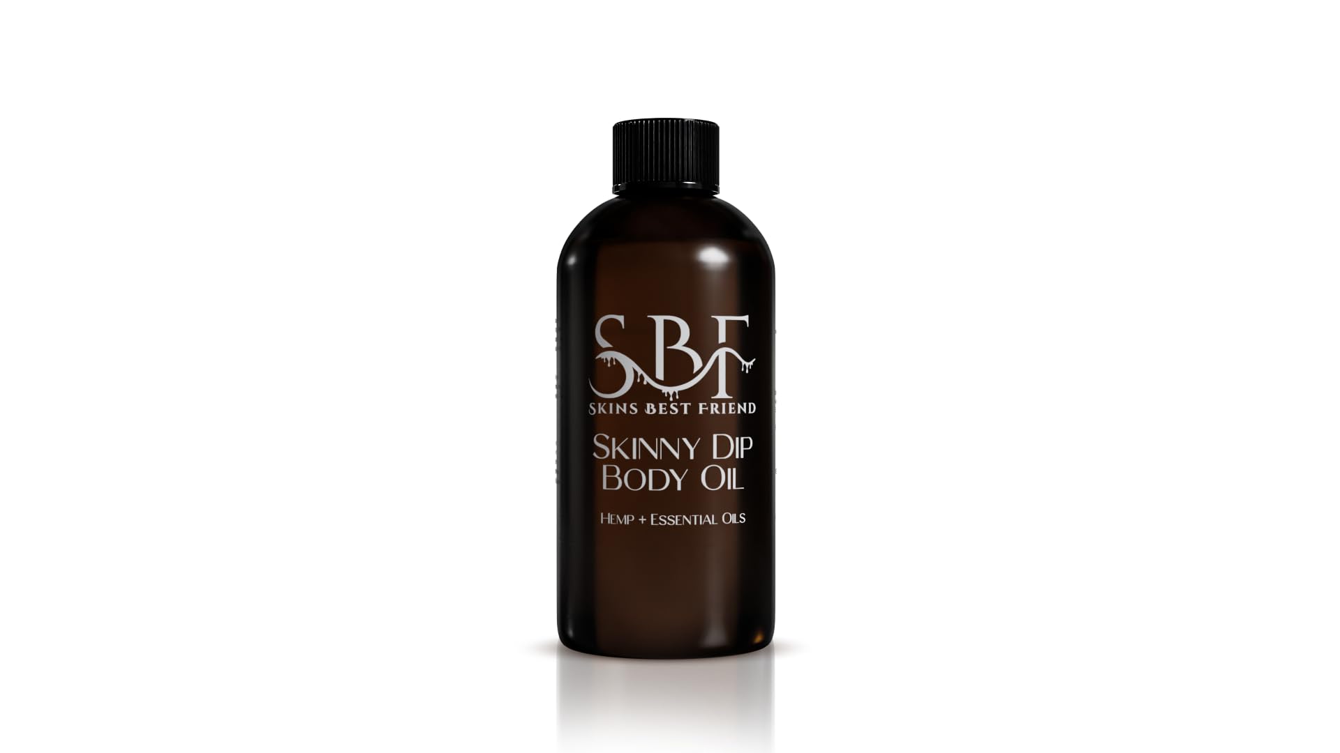 Skinny Dip Bath Oil - Moisturizing Hemp & Essential Oils Body Oil for Relaxation, Hydration & Skin Nourishment - 8 oz - Perfect for Spa Nights & Self-Care Rituals