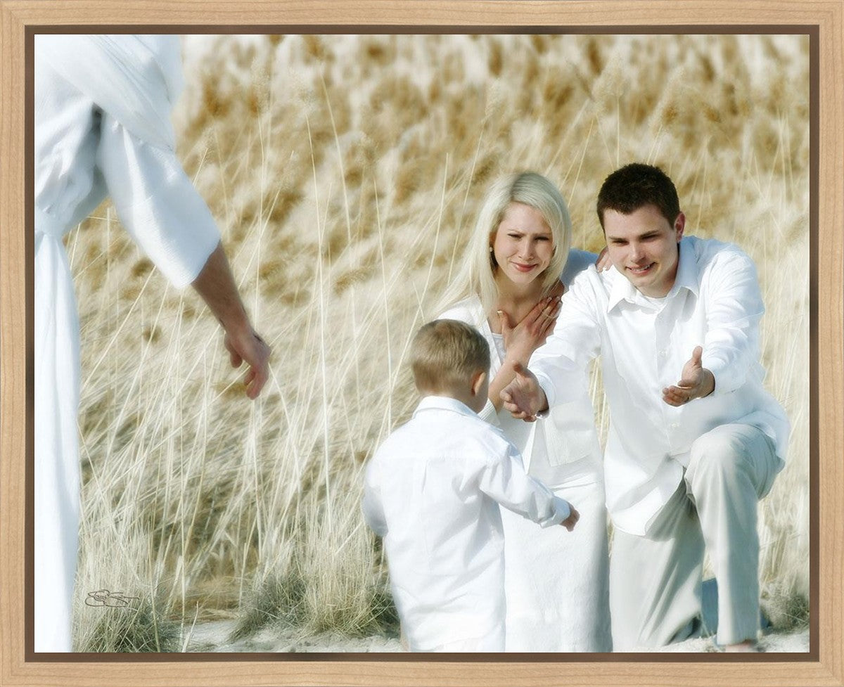 Back Into Our Arms Gallery Wrap - Premium Canvas Wall Art for Home Decor, Living Room & Bedroom - Perfect Gift for Family & Friends