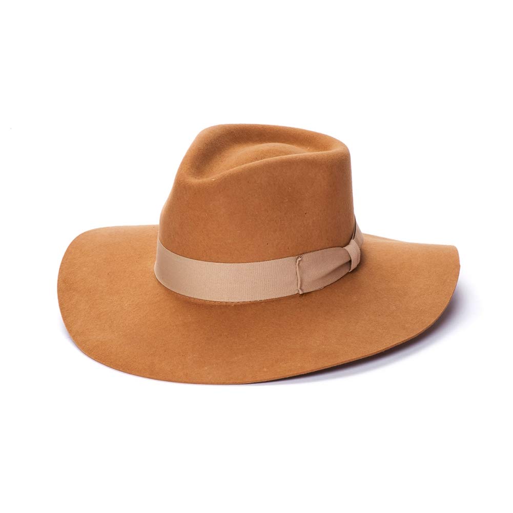 Stampede Wool Felt Western Cowboy Hat - Brown Gypsy Style for Men & Women | Perfect for Rodeo, Country Music Festivals & Western Fashion