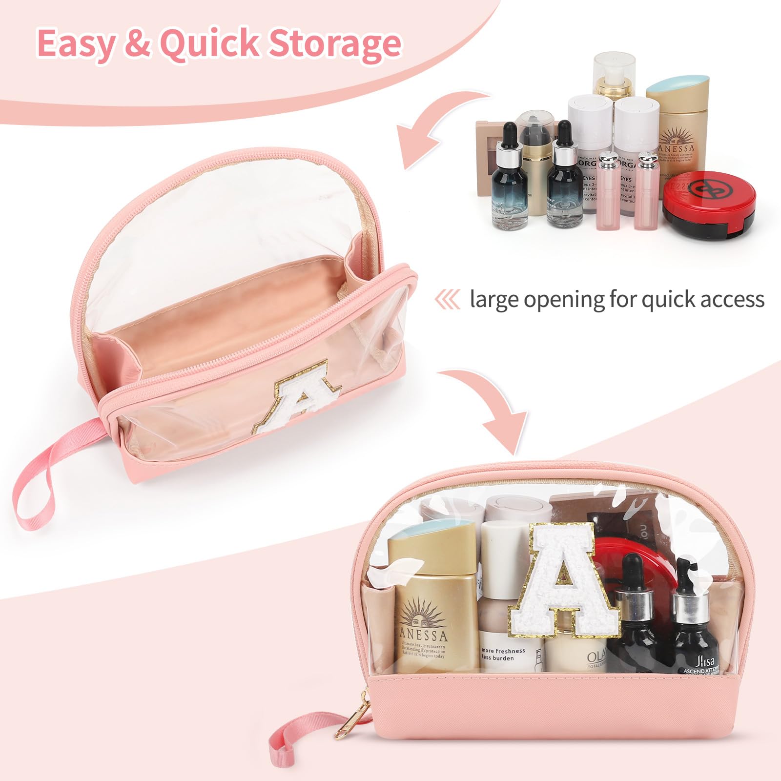 Cute Clear Makeup Bag 7