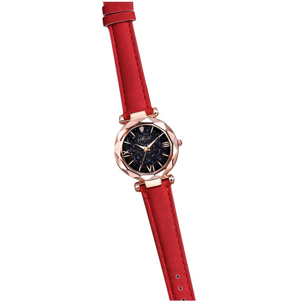 Women's Star Frosted Roman Dot Watch - Stylish for Office & Casual Wear
