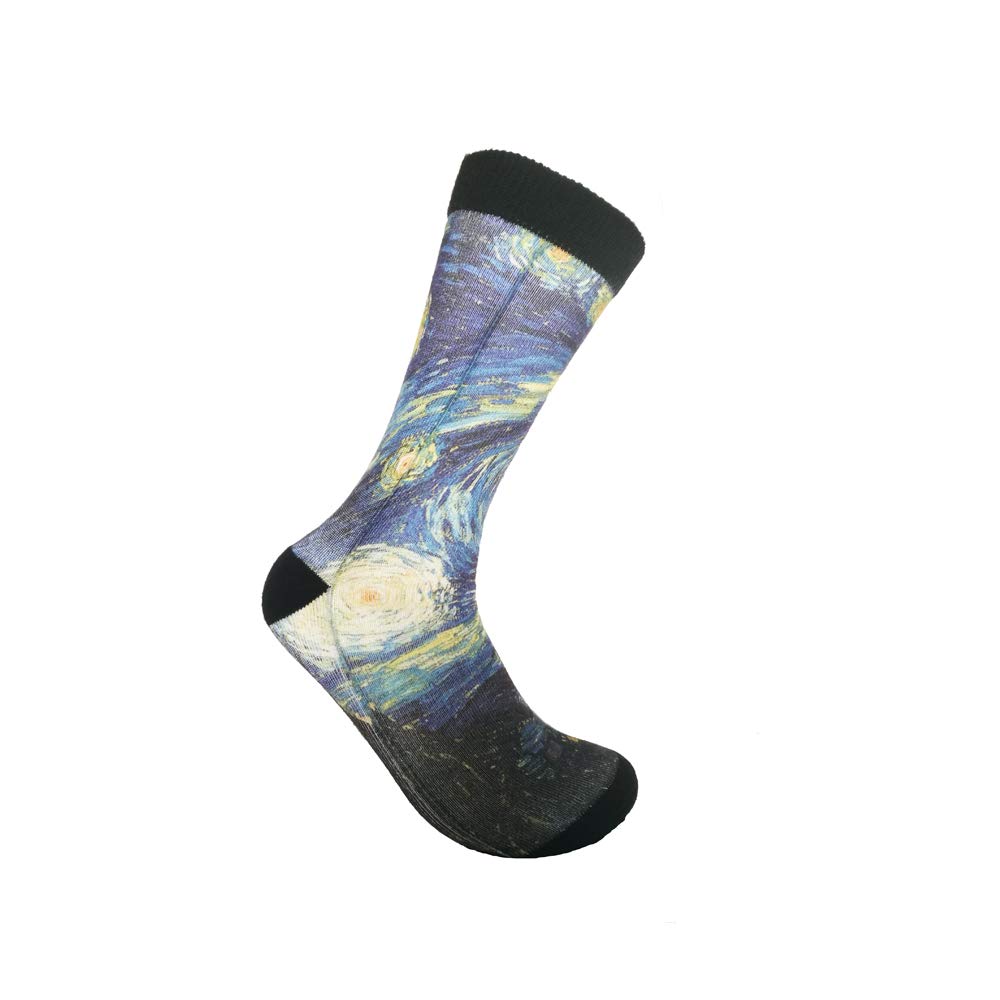 Leopard Print Tube Socks for Men & Women - Crazy Funny Novelty Crew Socks - Moisture Wicking Athletic Casual Socks - Perfect Gift for Costume Parties, Sports & Everyday Wear