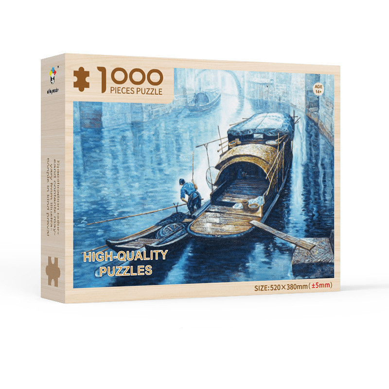 1000 Piece Adult Jigsaw Puzzle - Challenging & Relaxing Brain Teaser for Stress Relief, Home Decor & Family Game Night