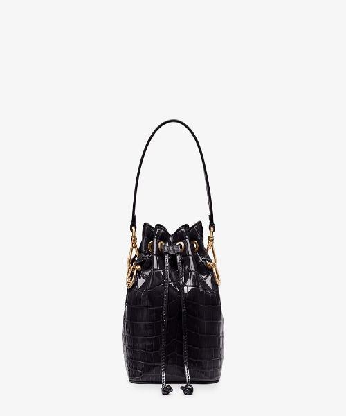 Fendi Mon Tresor Mini Bag - Black PU Leather Crossbody Purse for Women | Fashionable & Luxurious Handbag for Parties, Dating & Daily Use