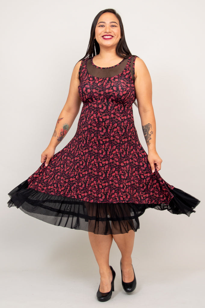 Danube Floral Print Bamboo Dress - Breathable & Comfortable Summer Dress for Women - Perfect for Beach Vacations, Outdoor Parties & Casual Wear