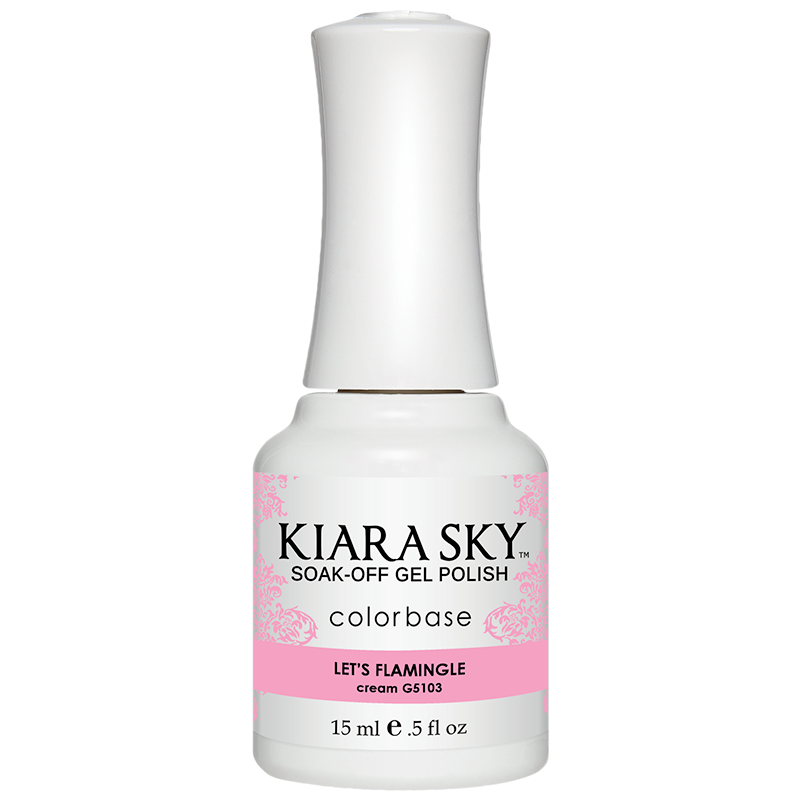 Let's Flamingle Gel Nail Polish - Long Lasting, High Gloss, Chip Resistant - Perfect for Manicures, Pedicures & Nail Art