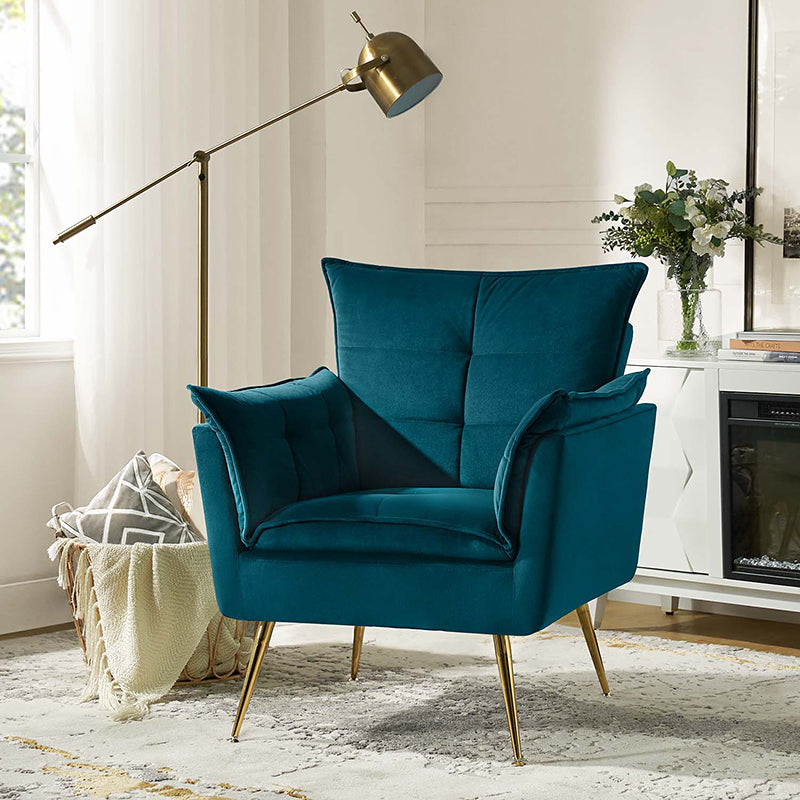 Jaxon Plush Armchair - Ultra Soft Comfortable Lounge Chair for Living Room, Bedroom, or Office - Perfect for Relaxing, Reading & Napping