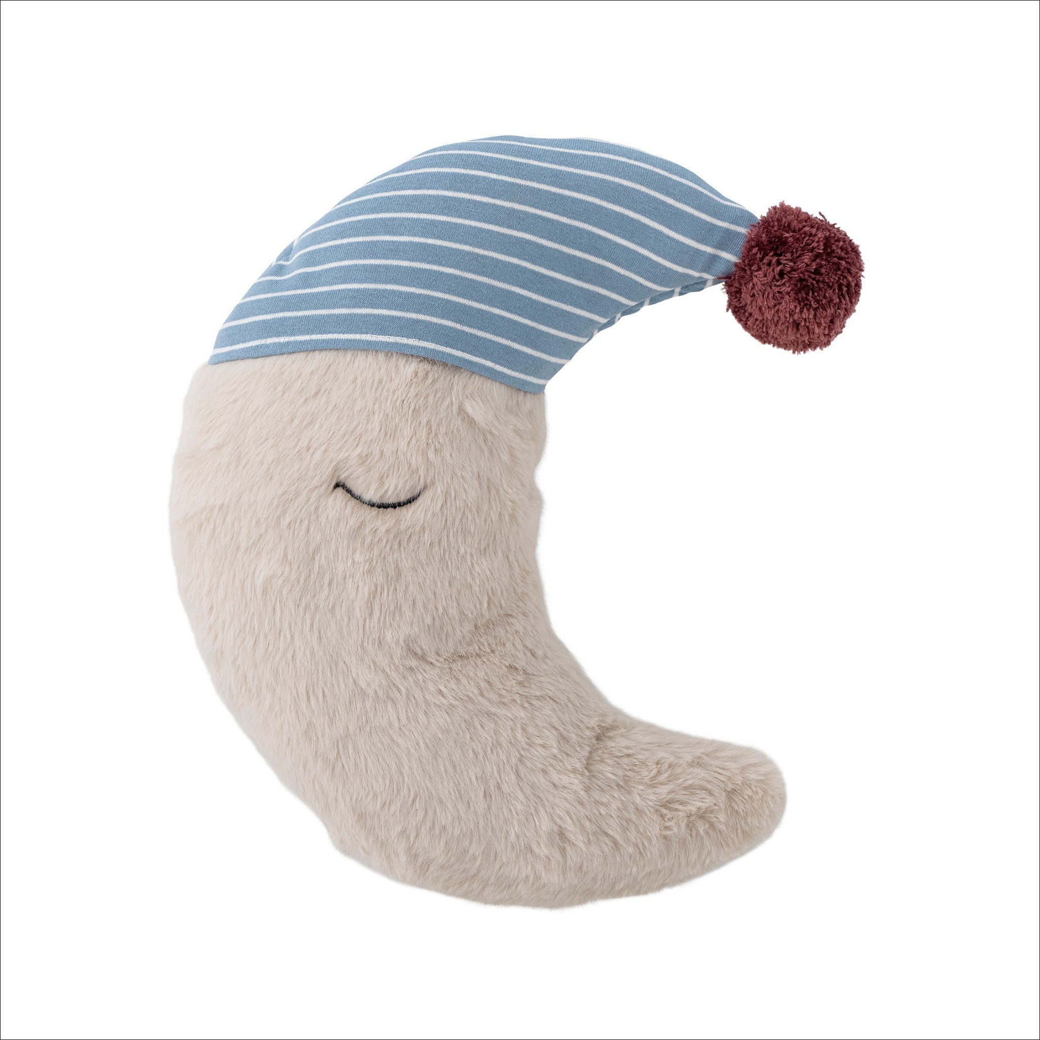 Bloomingville Moony Cushion - Soft White Cotton Throw Pillow (31cm/12.2