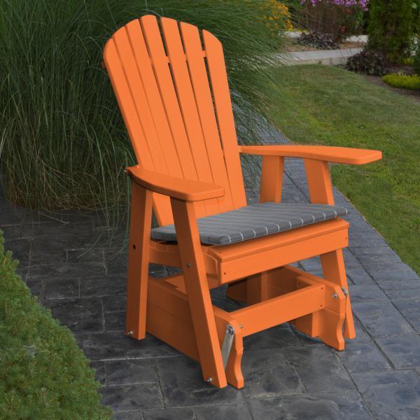 Premium Poly Adirondack Gliding Chair - Durable Outdoor Rocking Patio Furniture for Garden, Deck & Backyard Relaxation | Weather-Resistant & Comfortable Seating Solution