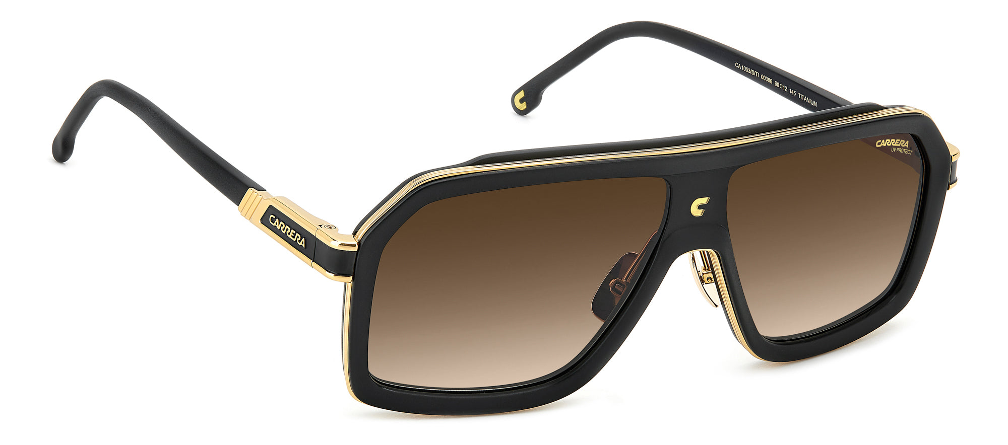 Carrera CA 1053/S/TI Men's Titanium Sunglasses - Polarized UV Protection for Driving, Running & Outdoor Sports