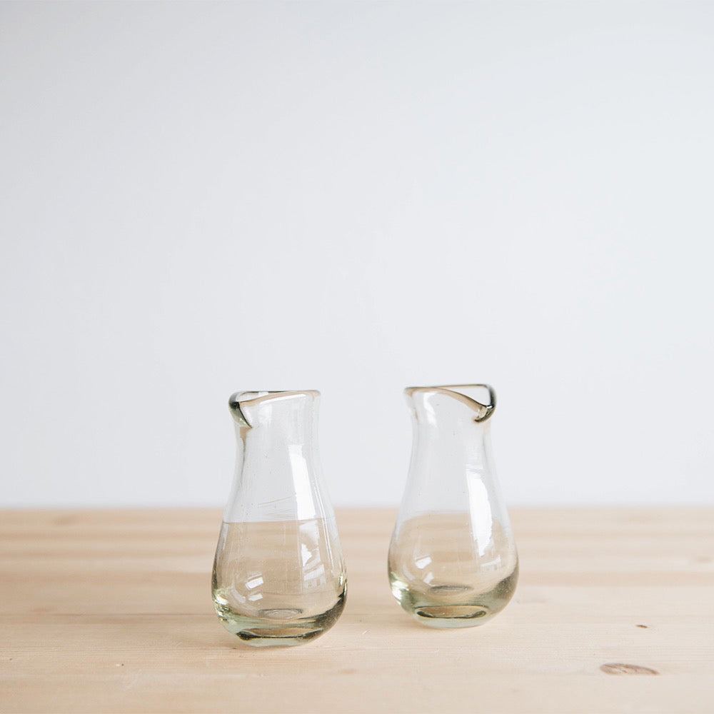 Small Glass Creamer Pitcher - Perfect for Coffee, Tea, and Milk Serving at Home or Restaurants