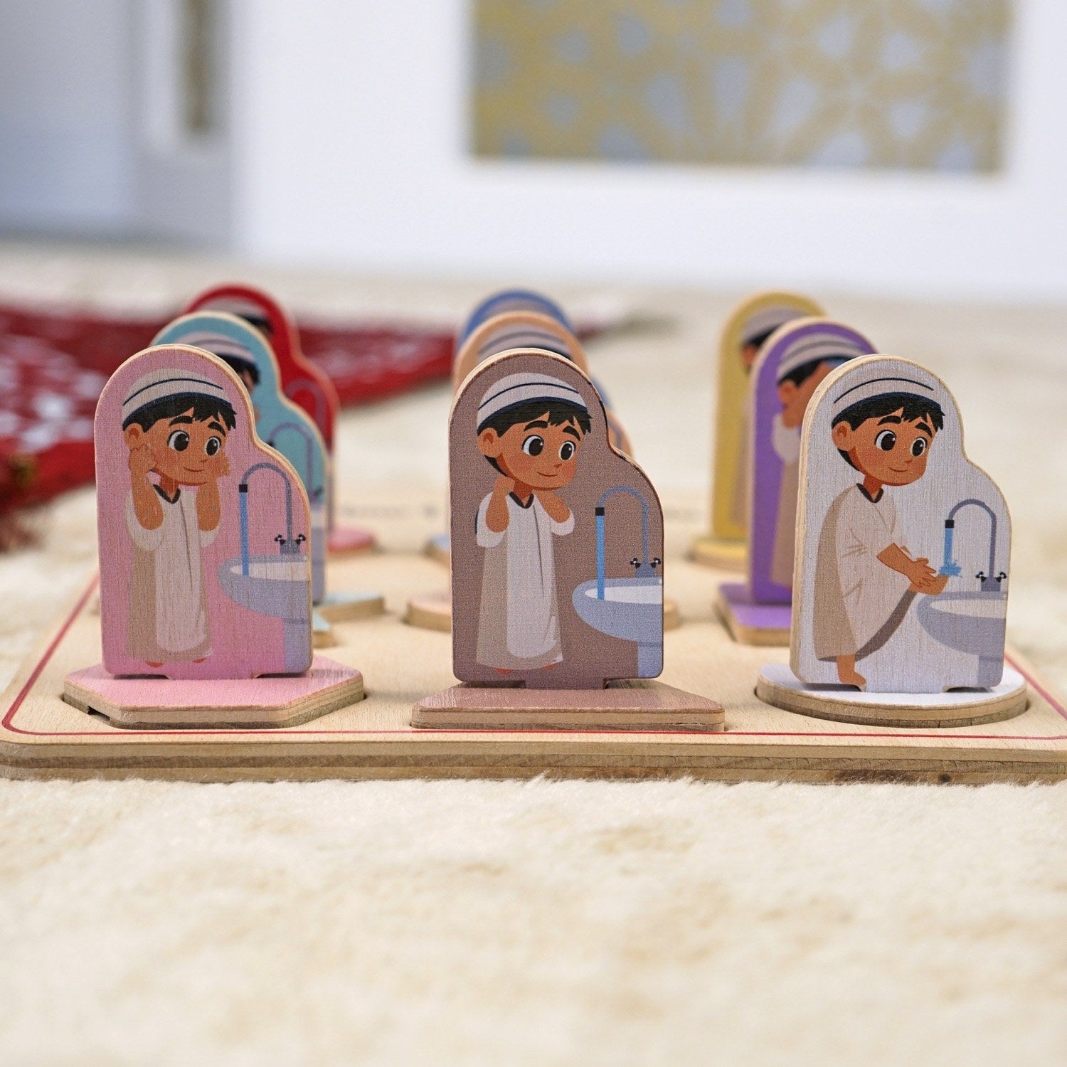 Islamic Wudu Guide for Kids - Fun Educational Play & Islamic Art Decor | Perfect for Home, Classroom & Mosque Activities