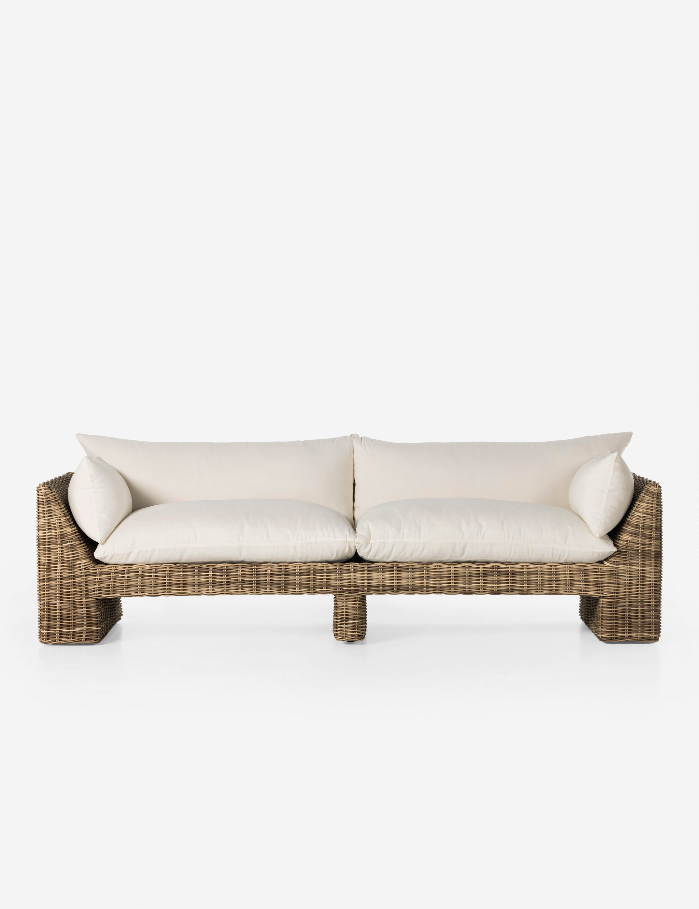 Premium Gable Indoor/Outdoor Sofa - Water-Resistant & Durable Patio Furniture for Backyard, Poolside, and Garden Relaxation