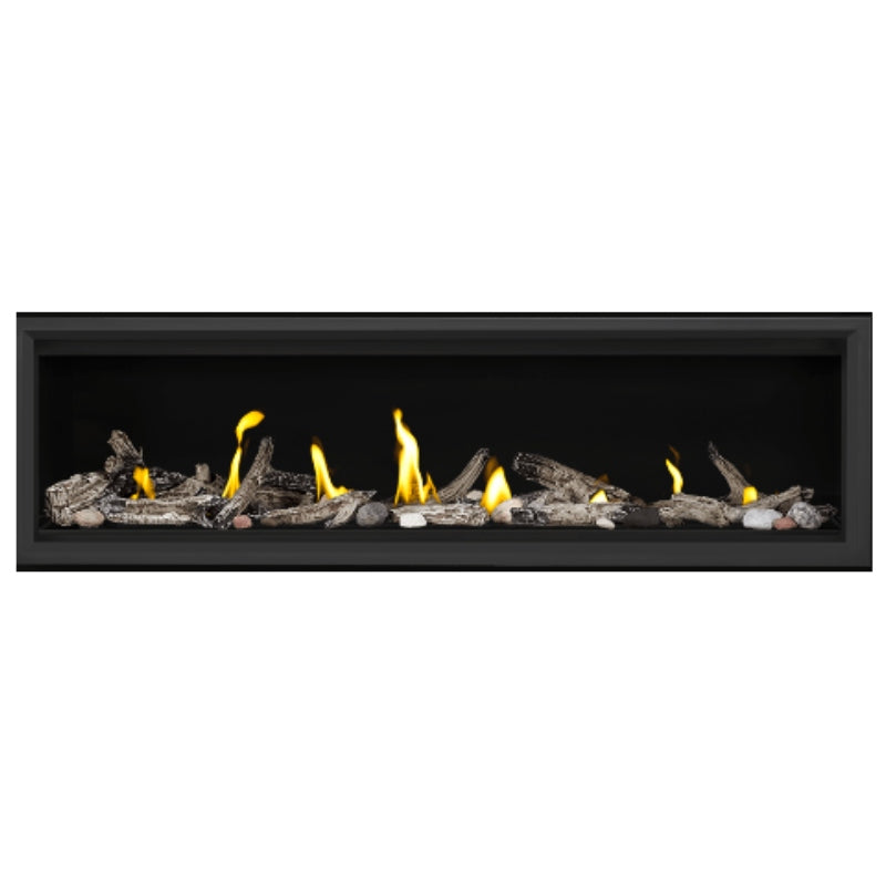 Napoleon Vector 62 Linear Direct Vent Gas Fireplace - LV62N | Modern Home Heating Solution for Living Rooms & Patios