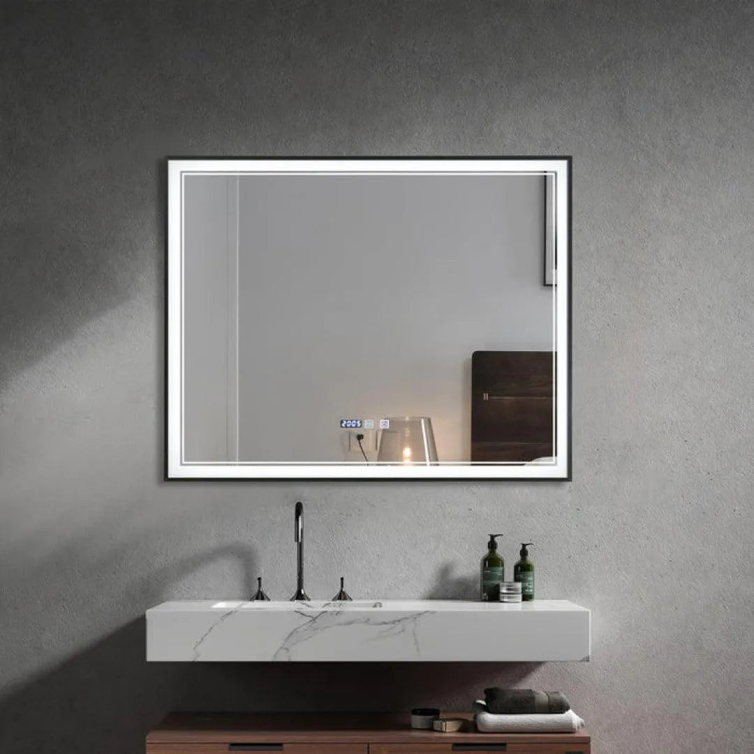 LMF210F LED Mirror with Adjustable Brightness - Vanity Makeup Mirror for Bathroom, Bedroom & Dressing Room - Perfect for Applying Makeup, Skincare & Hairstyling
