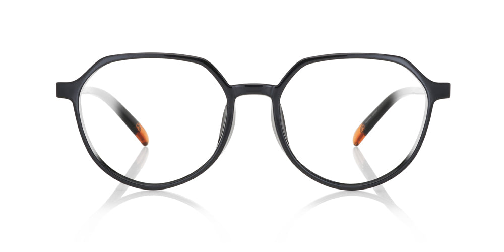 JINS x NARUTO Anime Naruto Model 2 Black Eyeglasses - Perfect for Cosplay, Anime Conventions & Daily Wear