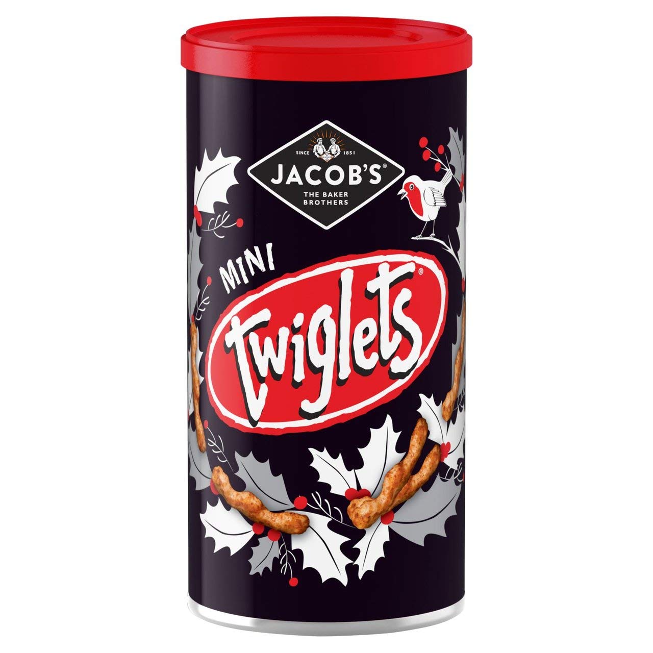 Jacobs Mini Twiglets Snacks - Crunchy Baked Wheat Biscuit Sticks | Perfect for On-The-Go Snacking, Lunch Boxes & Party Treats