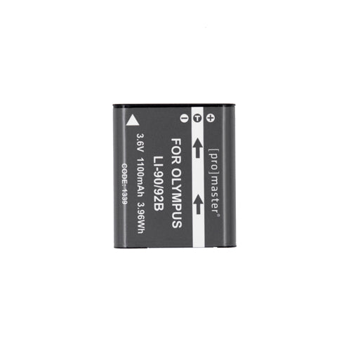 Promaster Olympus LI 90/92B Replacement Battery - 3.6V 1100mAh Lithium-ion Battery for Olympus Cameras - Perfect for Travel Photography & Outdoor Shooting