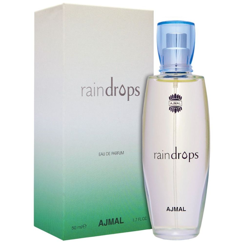 Raindrops Eau de Parfum 50ml - Floral Fresh Women's Perfume for Day & Night Wear, Office & Date Night