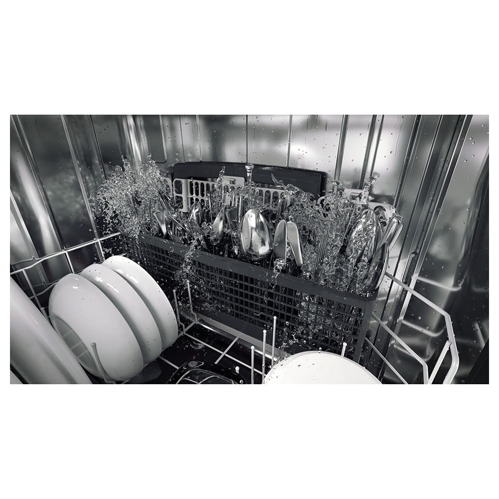GE Profile 24 Inch Stainless Steel Built-In Dishwasher - Energy Efficient, Ultra Quiet Kitchen Appliance for Modern Homes & Small Spaces