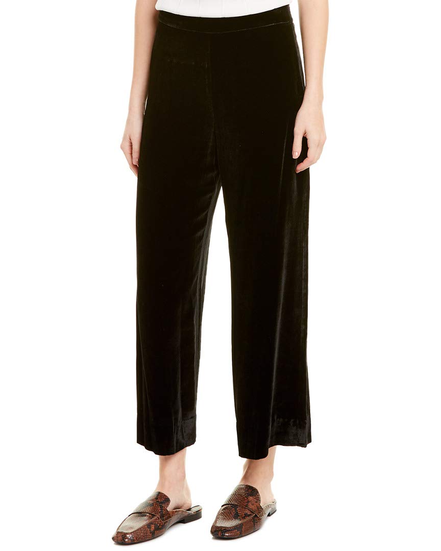 Rebecca Taylor Women's Wide Leg Ankle Pants - High Waist Casual Trousers for Work, Office & Everyday Wear | Comfortable Stretch Fabric | Plus Size Options Available