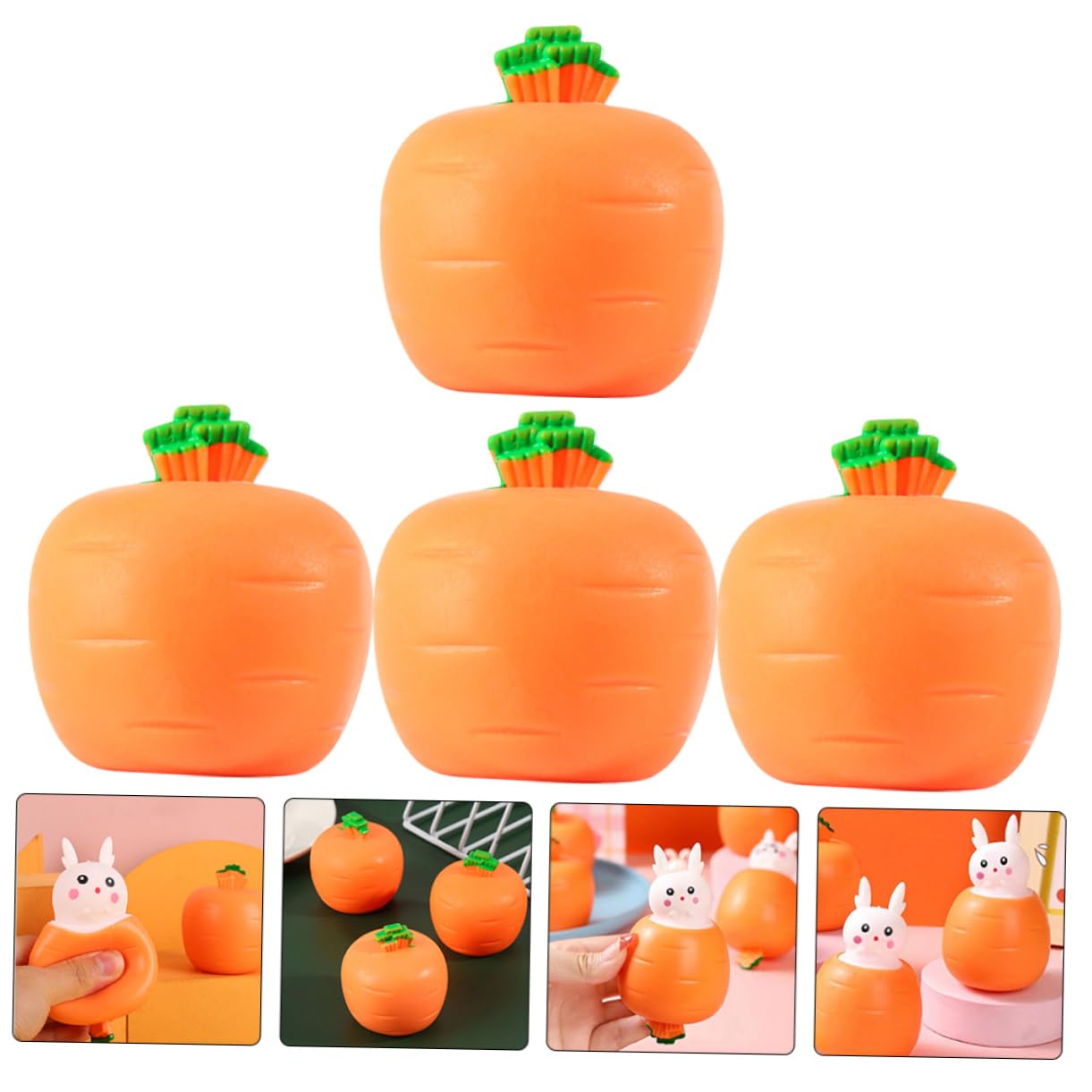 NESTINGHO 4-Piece Pinch Music Toys for Kids - Fun Party Favors, Stress Relief & Sensory Fidget Toys for Children - Perfect for Birthday Parties, Classroom Rewards & Anxiety Relief