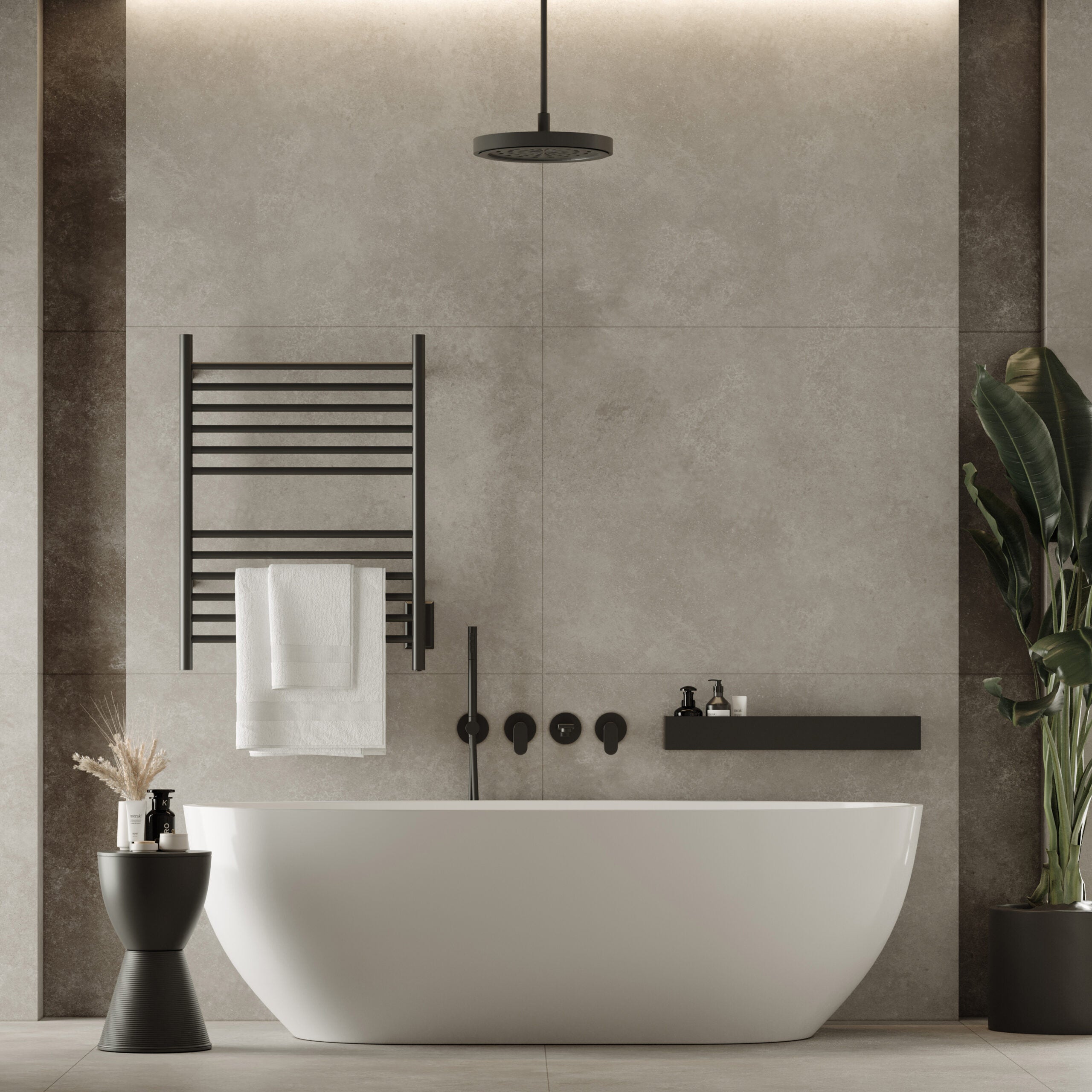 Amba Cape 2332 12 Straight Bar Hardwired and Plug-In Towel Warmer - 23.87