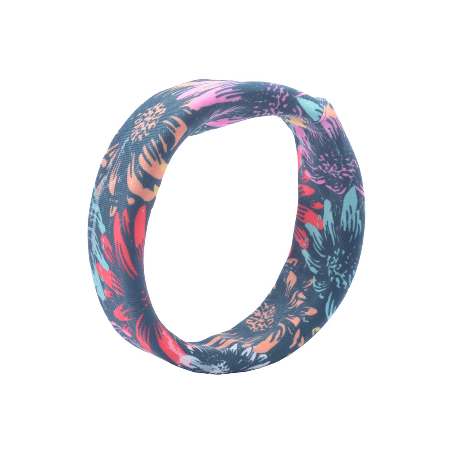 CowCow Women's Yoga Headbands - Stretchy Lightweight Workout Headbands for Running, Sports & Fitness - Floral Patchwork Design - Perfect for Yoga, Gym, Jogging & Outdoor Activities