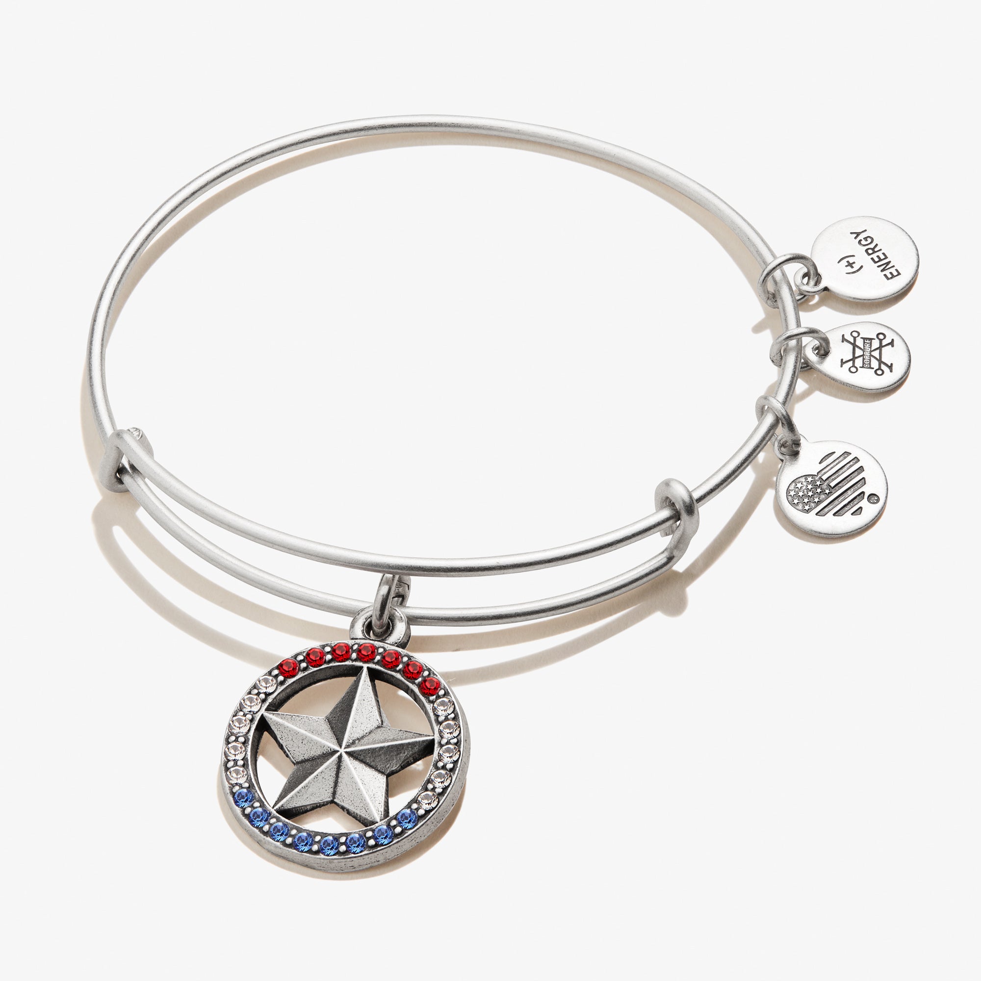 American Star Charm Bangle Bracelet - Trendy Adjustable Jewelry for Women | Perfect Gift for Birthday, Anniversary & Everyday Wear