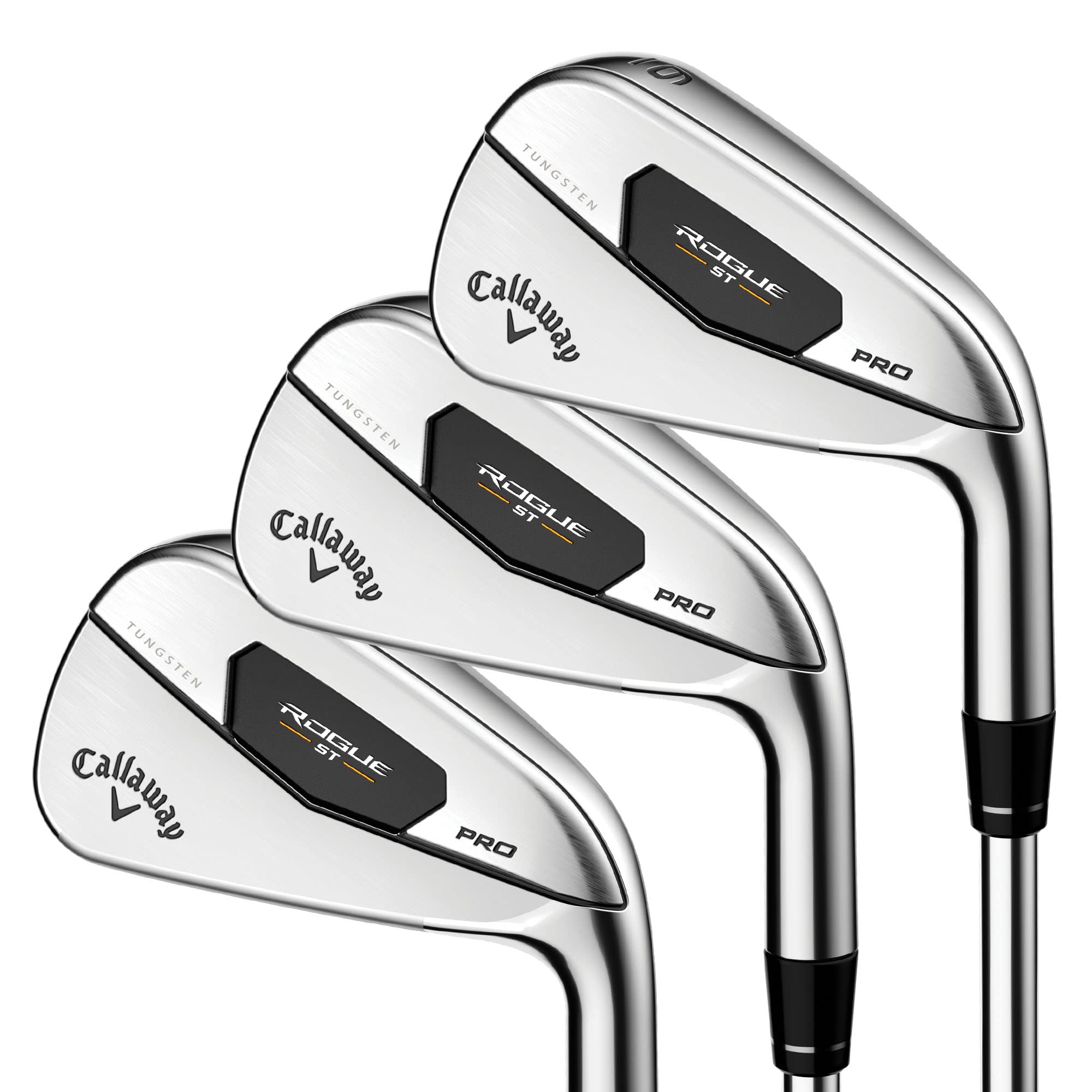Callaway Golf Rogue ST Pro Iron Set - Premium Forged Golf Irons for Men, Right Hand, Steel Shaft | Perfect for Low Handicap Players & Tournament Play