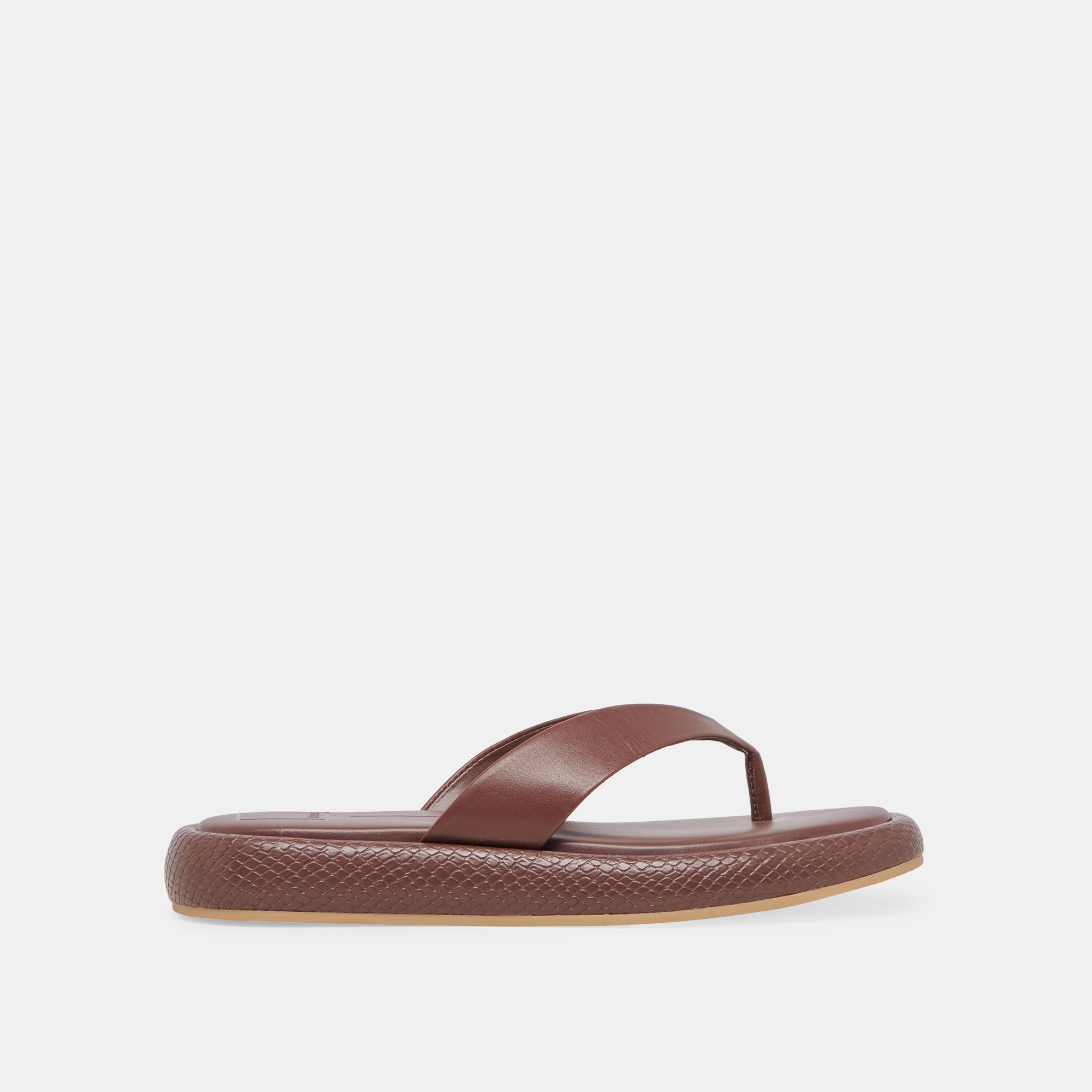 ADIN Leather Sandals for Women - Comfortable Walnut Brown Leather Straps - Perfect for Beach, Vacation & Summer Outfits