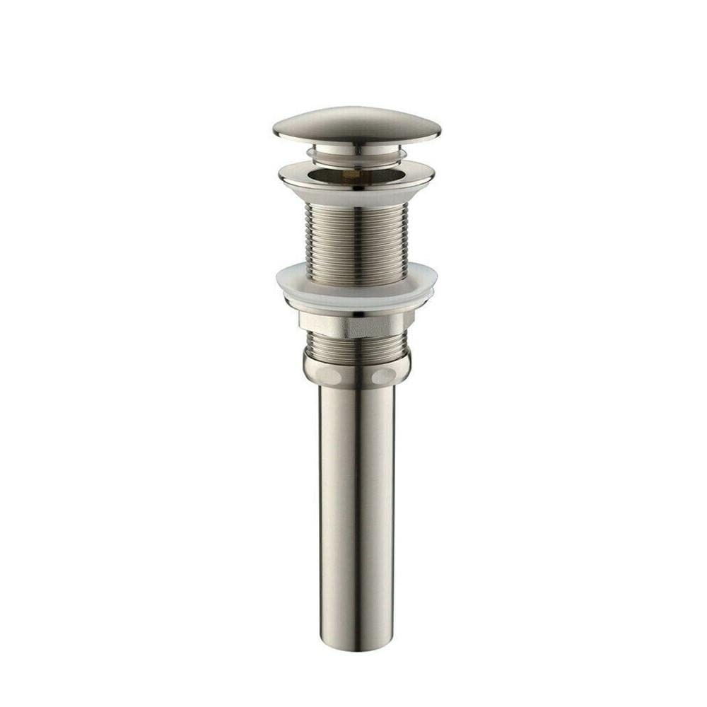 StateOJ Bathroom Sink Drain Pop Up Stopper - Chrome Plated Universal Tub Drain Cover for Bathroom & Kitchen Sink - Perfect for Clog Prevention and Water Conservation in Homes & Hotels