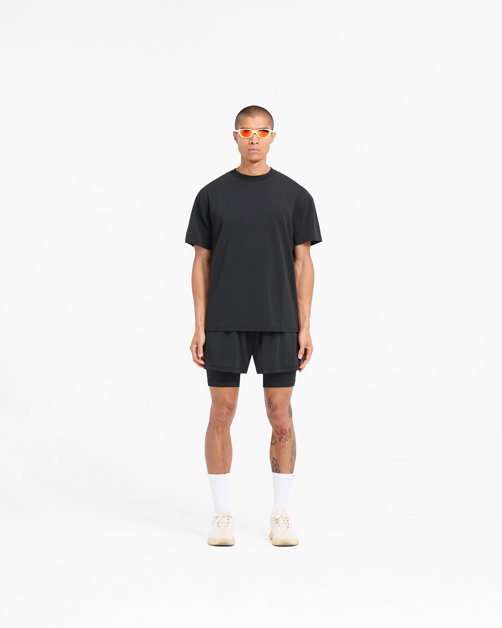 247 DNA Oversized T-Shirt for Men & Women - Soft Cotton Streetwear Tee - Black - Perfect for Casual Wear, Street Style & Loungewear