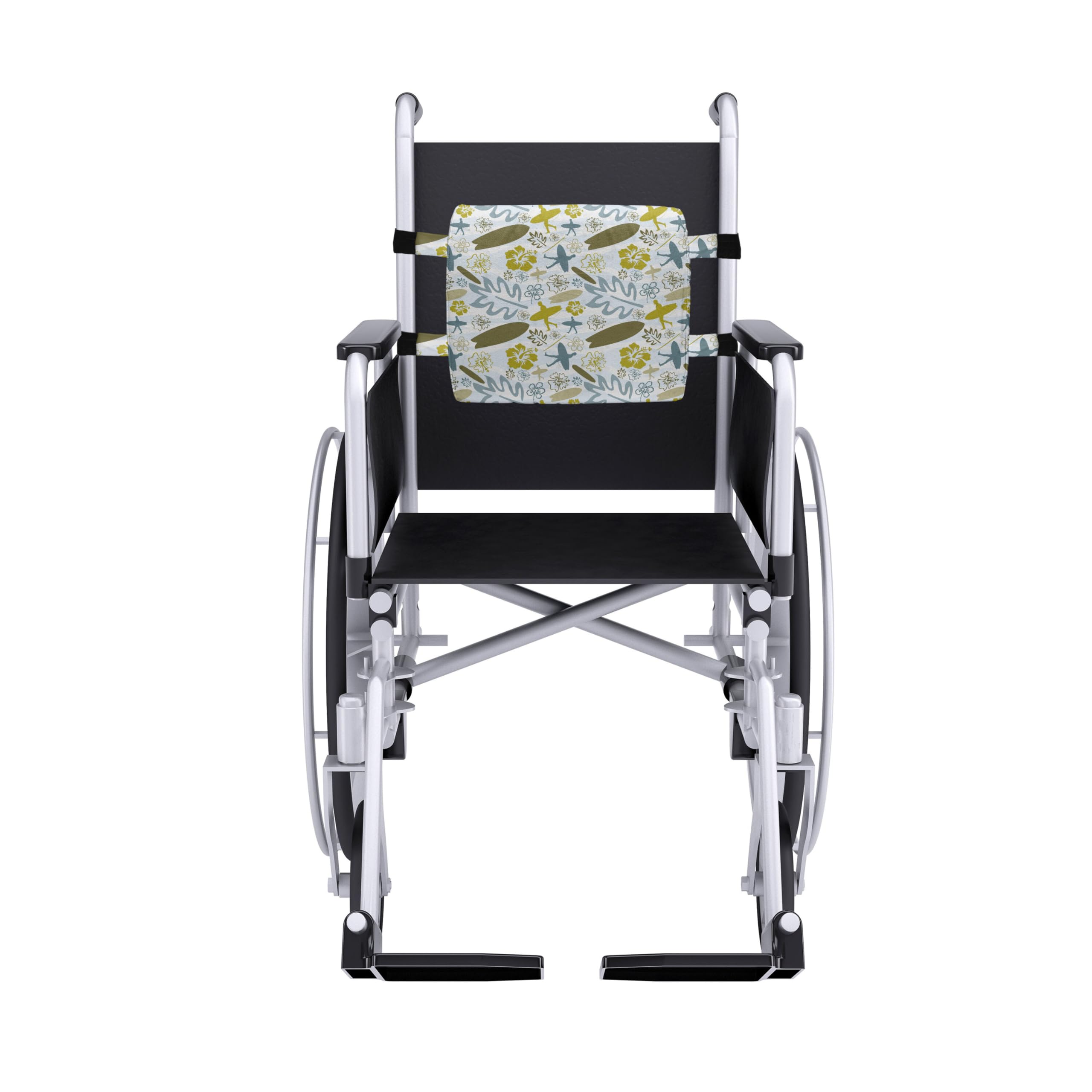 Ambesonne Luau Lumbar Support Pillow - High Density Foam for Office Chair & Car Seat - 14
