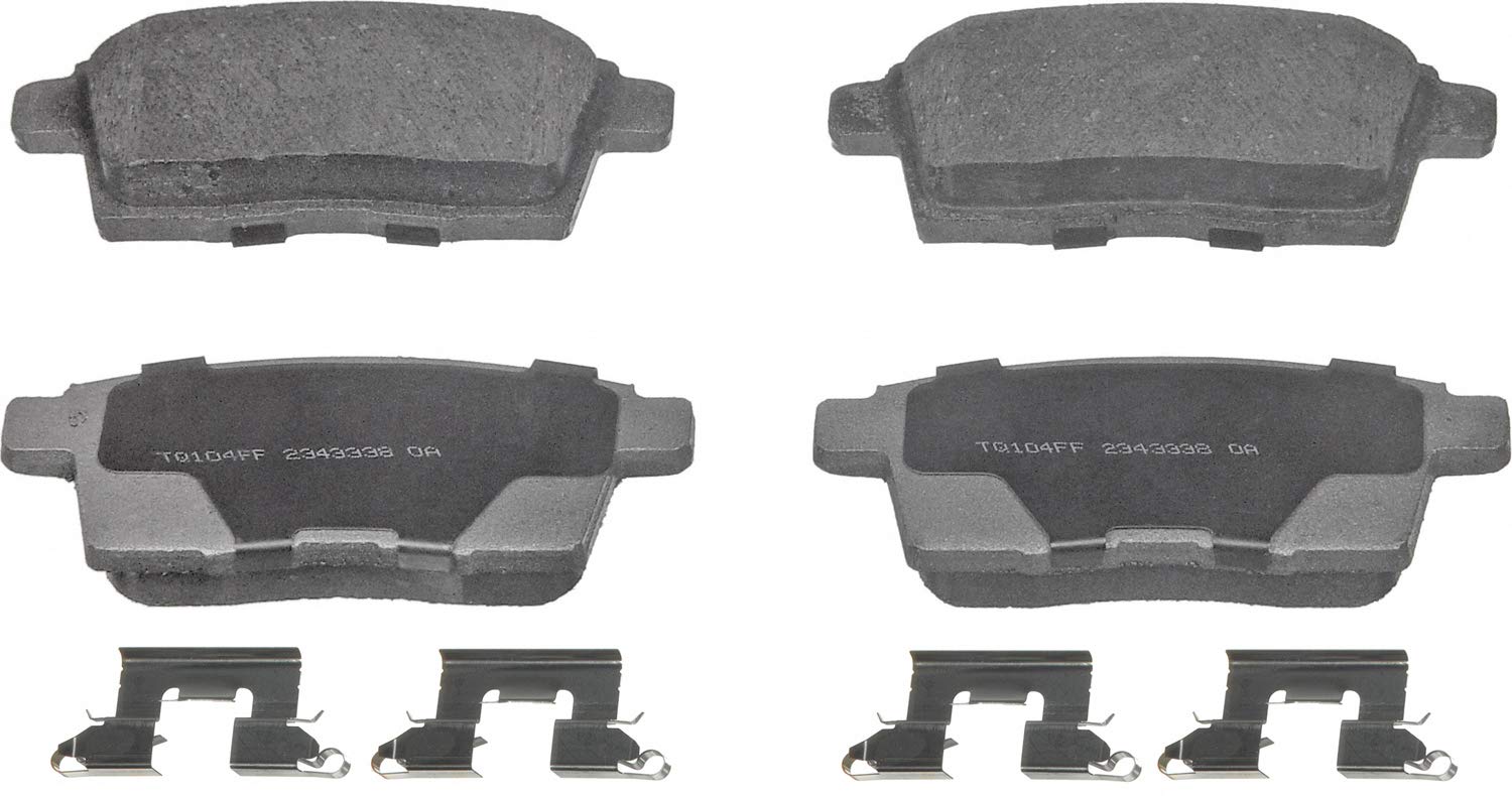ThermoQuiet QC1259 Ceramic Disc Brake Pads Set - Premium Braking Performance for Cars, Trucks & SUVs | Quiet Operation, Long-Lasting Durability | Perfect for Daily Commuting, Highway Driving & Stop-and-Go Traffic