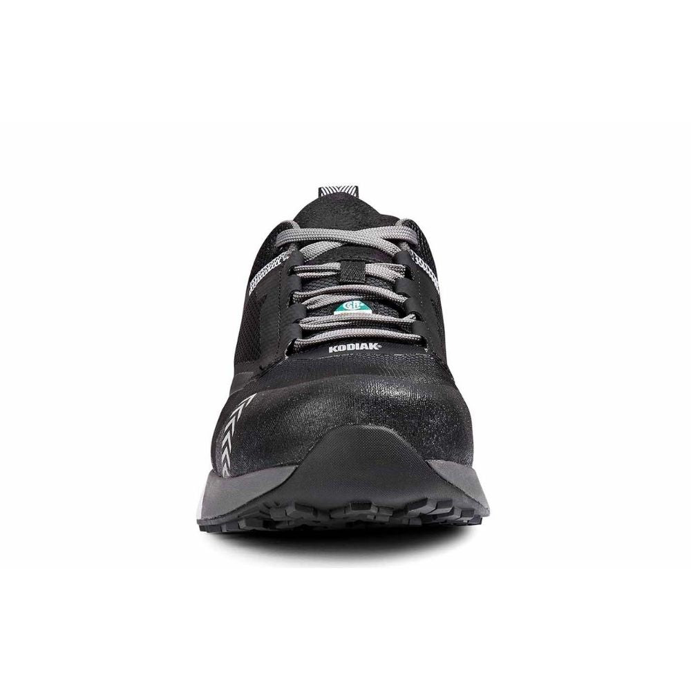 Kodiak Quicktrail Men's Composite Toe Work Safety Athletic Shoes - Lightweight & Durable Black Work Boots for Construction, Hiking & Outdoor Activities