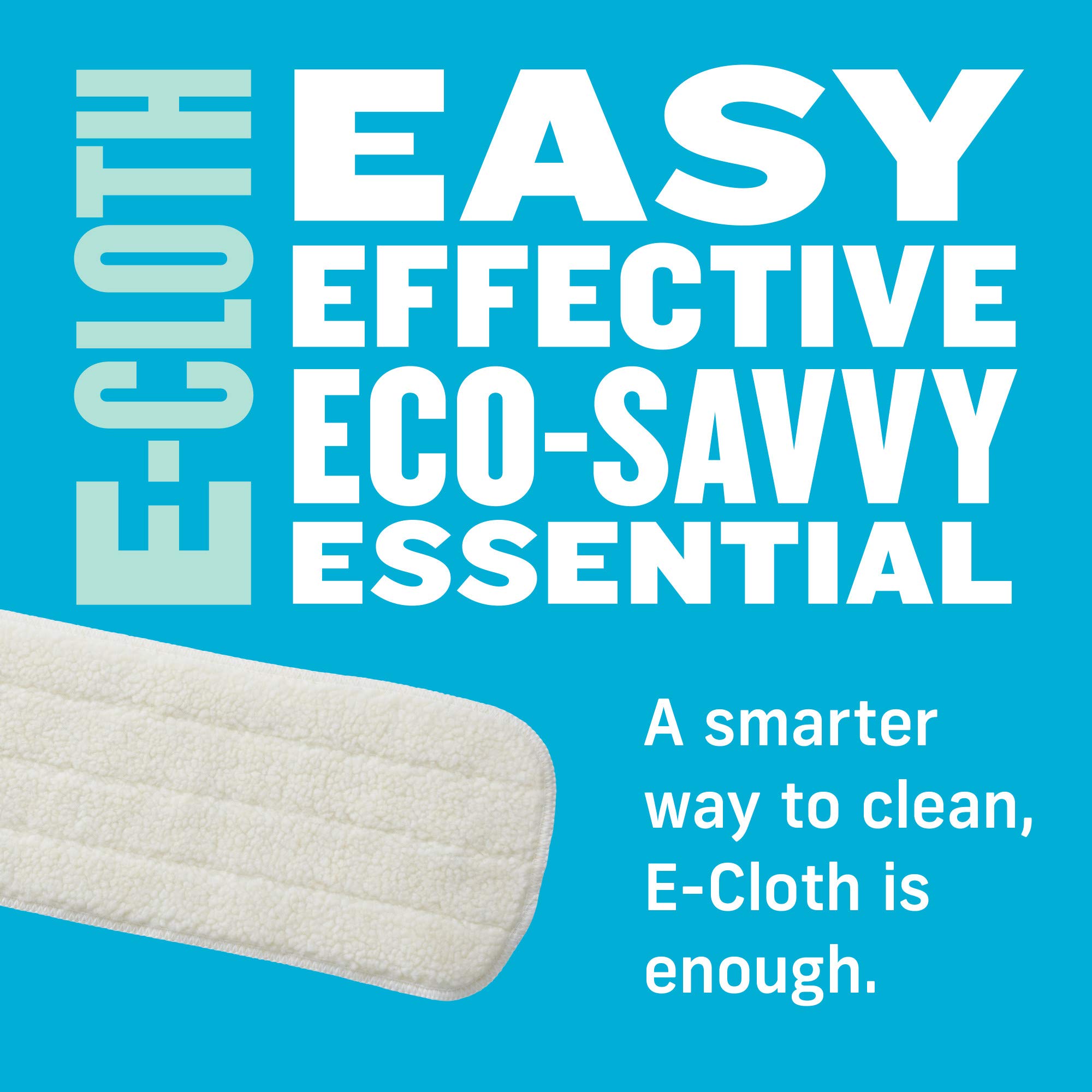 E-Cloth Deep Clean Mop Dusting Head - Reusable Microfiber Dust Mop Replacement Pads for Floor Cleaning (1 Pack, 100 Wash Guarantee) - Perfect for Hardwood, Tile & Laminate Floors
