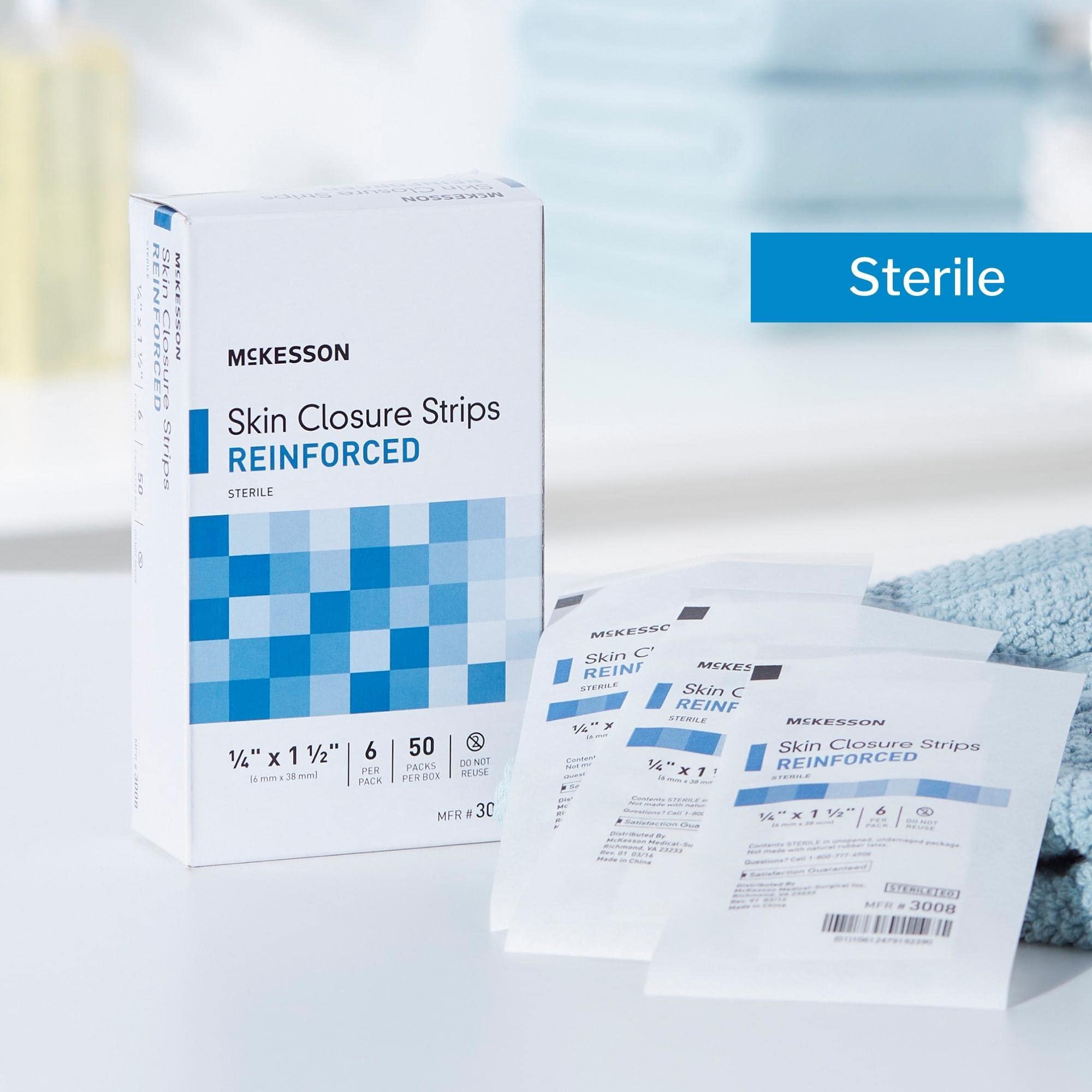 McKesson Steri-Strips Skin Closure Adhesive Strips - 1/4