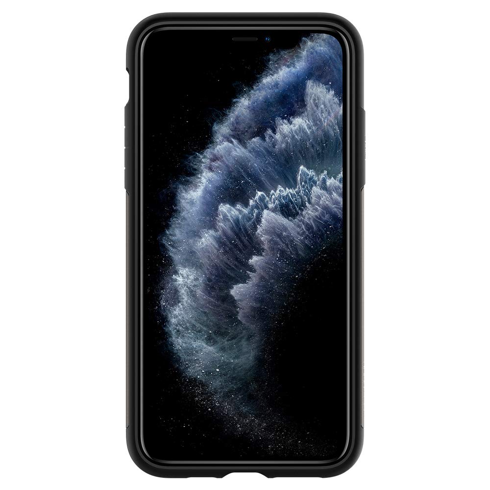 Spigen Slim Armor Protective Case for Apple iPhone 11 Pro (2019) - Gunmetal | Shockproof & Scratch Resistant Cover | Perfect for Everyday Use, Work & Outdoor Activities