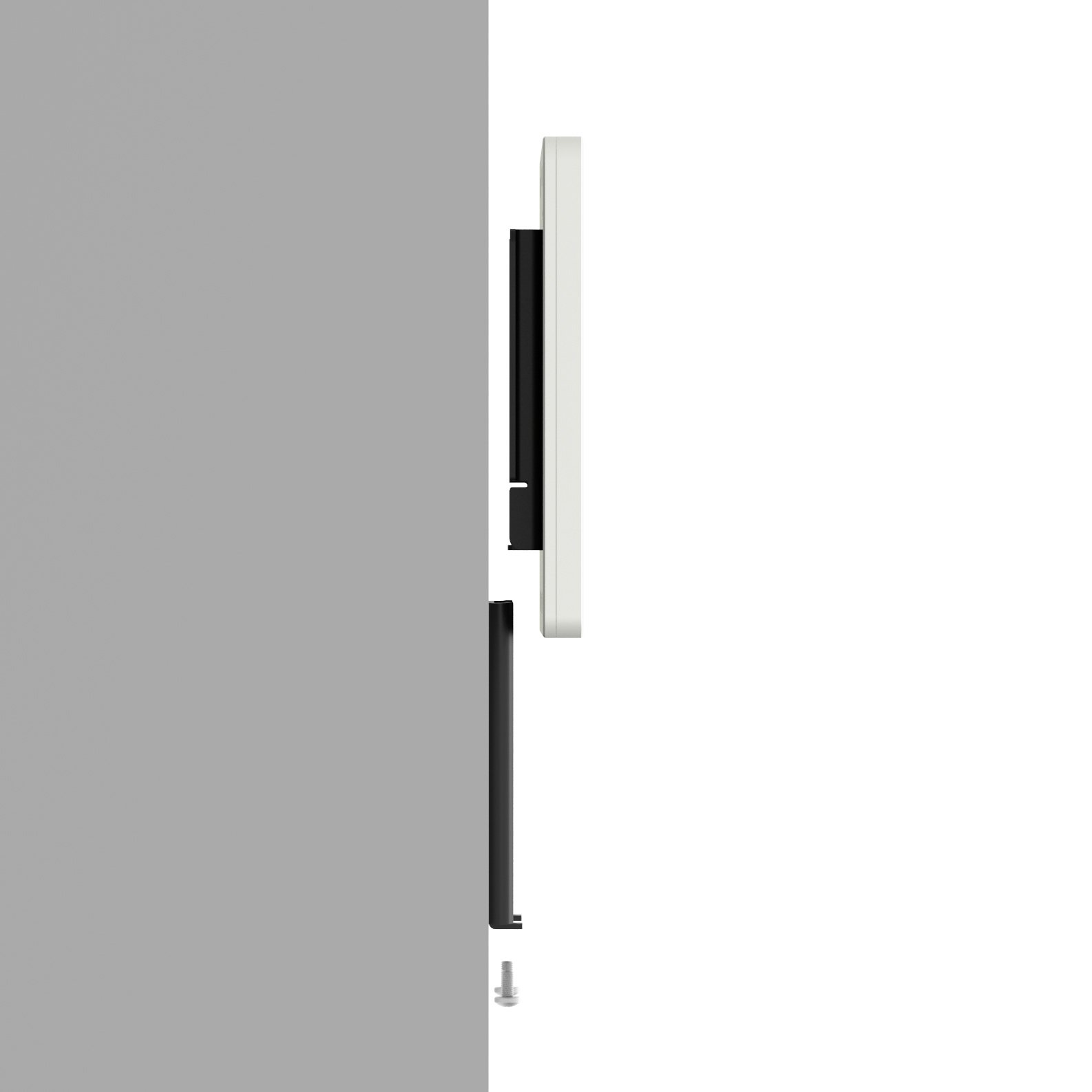 VidaMount White Enclosure & Fixed VESA Slim Wall Mount Bundle - Compatible with iPad Mini 4/5 - Perfect for Home, Office & Retail Display Mounting Solutions