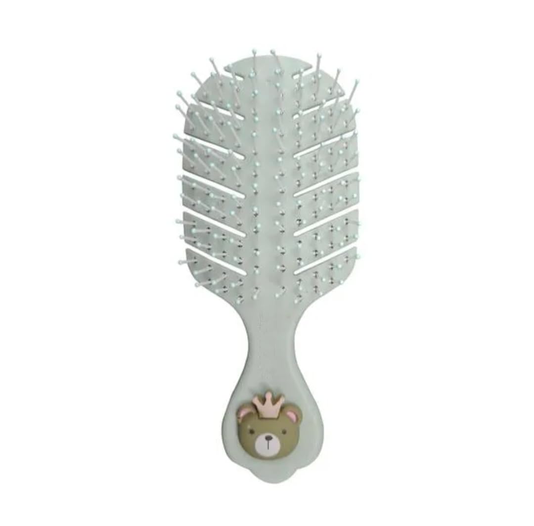 Eco-Friendly Small Hair Brush for Travel - Detangling & Styling Brush with Soft Bristles - Perfect for On-the-Go Hair Care, Gym Bags & Travel Essentials