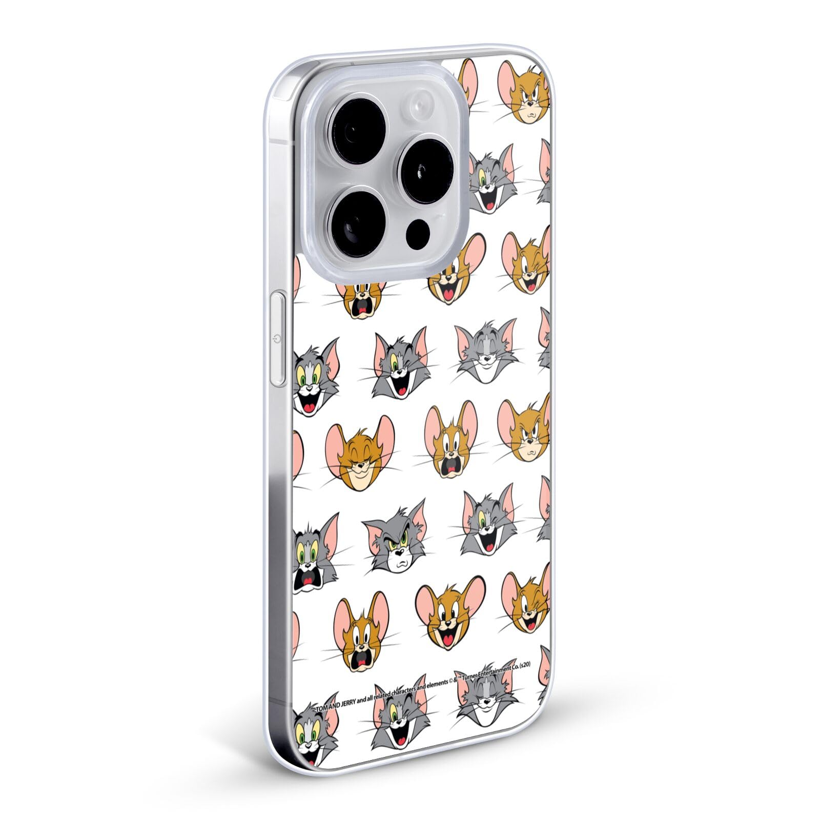 Tom and Jerry Licensed Soft Gel Phone Case for Apple iPhone 12/12 Pro - Cute Cartoon Design, Shock-Absorbent Protection - Perfect for Kids, Teens and Animation Fans (School, Work, Daily Use)