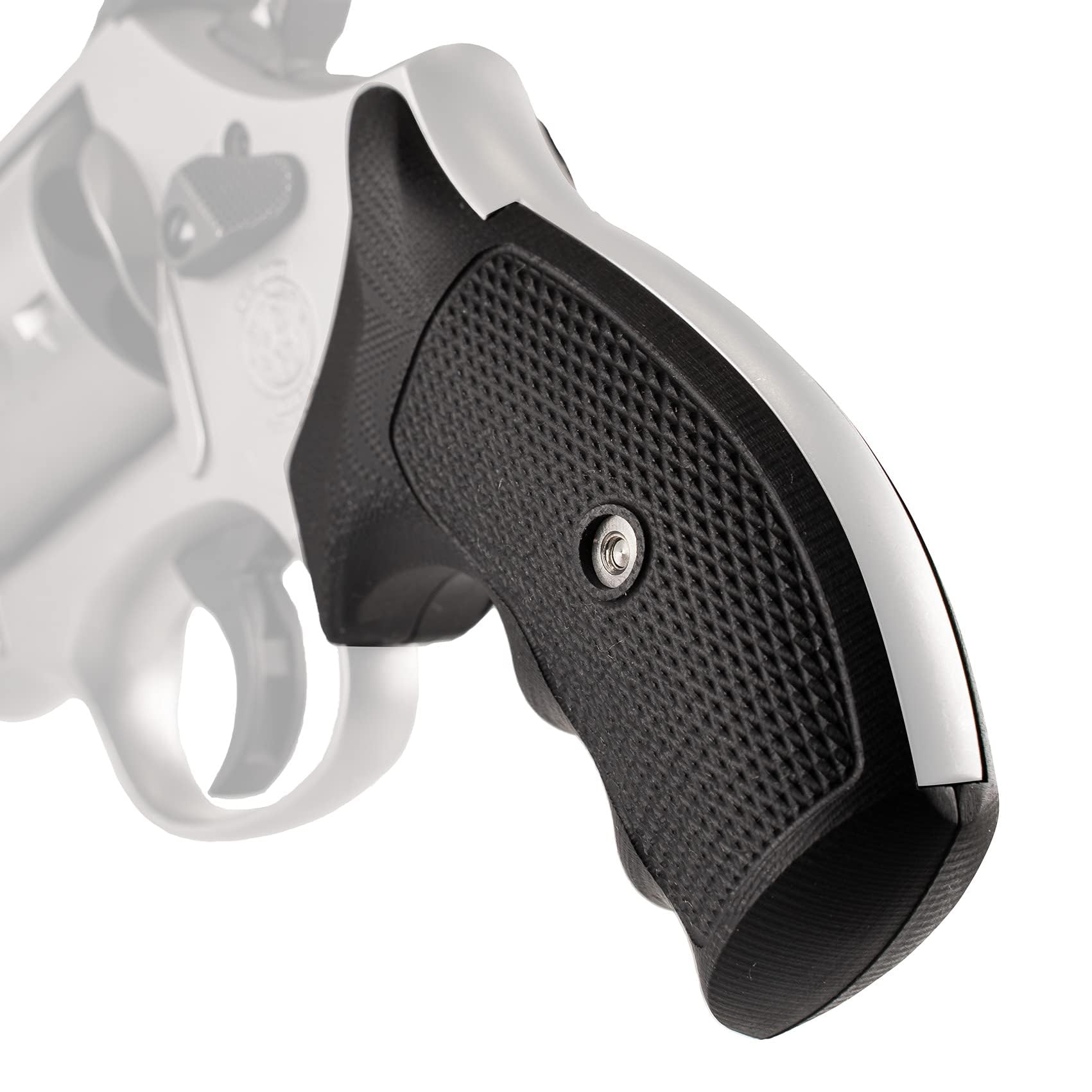 VZ Grips N-Frame Tactical Diamond Gun Grip - Premium Comfort & Control for Revolvers - Made in USA - 2 Panels - Perfect for Competitive Shooting & Concealed Carry