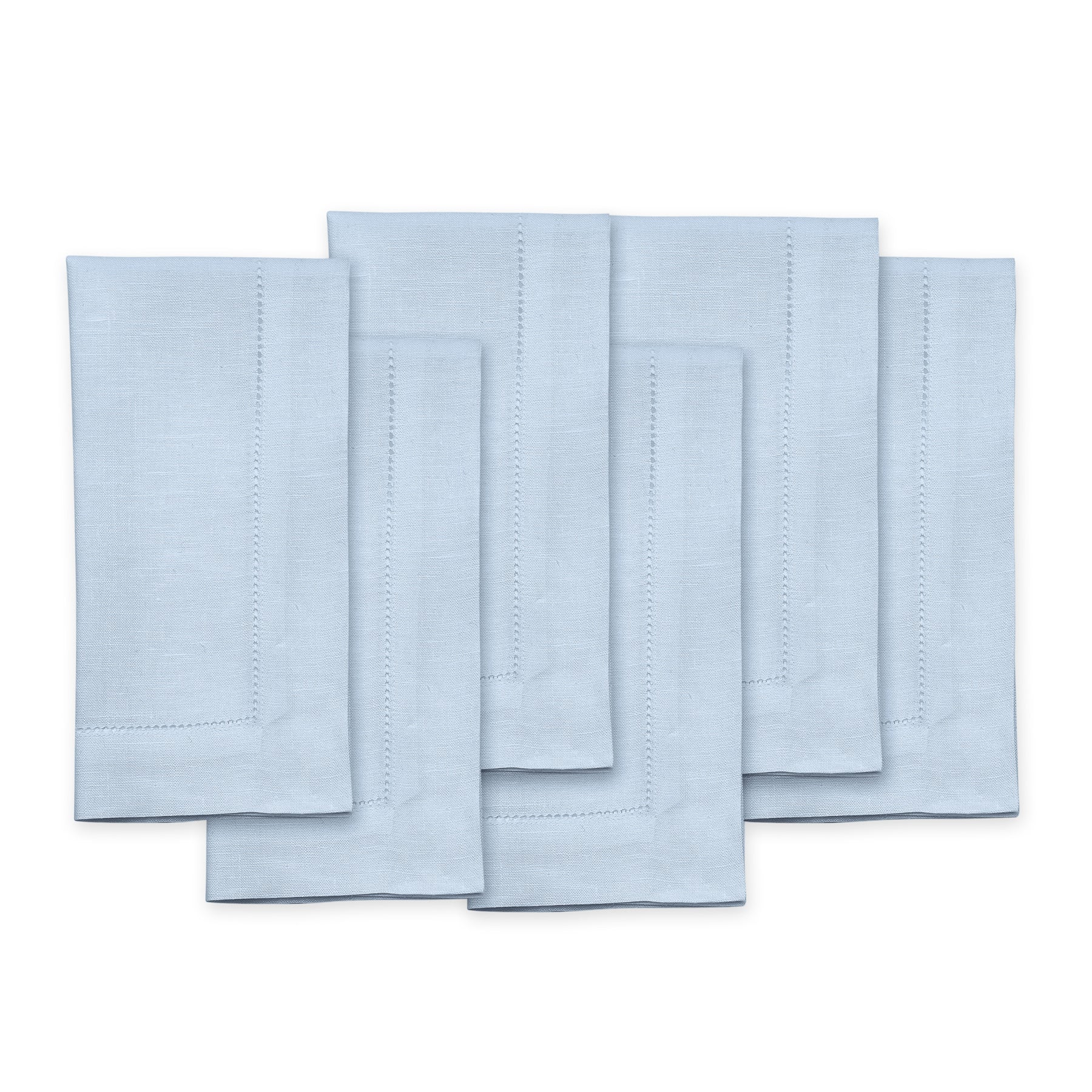Premium Classic Hemstitch Linen Napkins - Elegant Dinner Table Decor for Weddings, Parties & Fine Dining