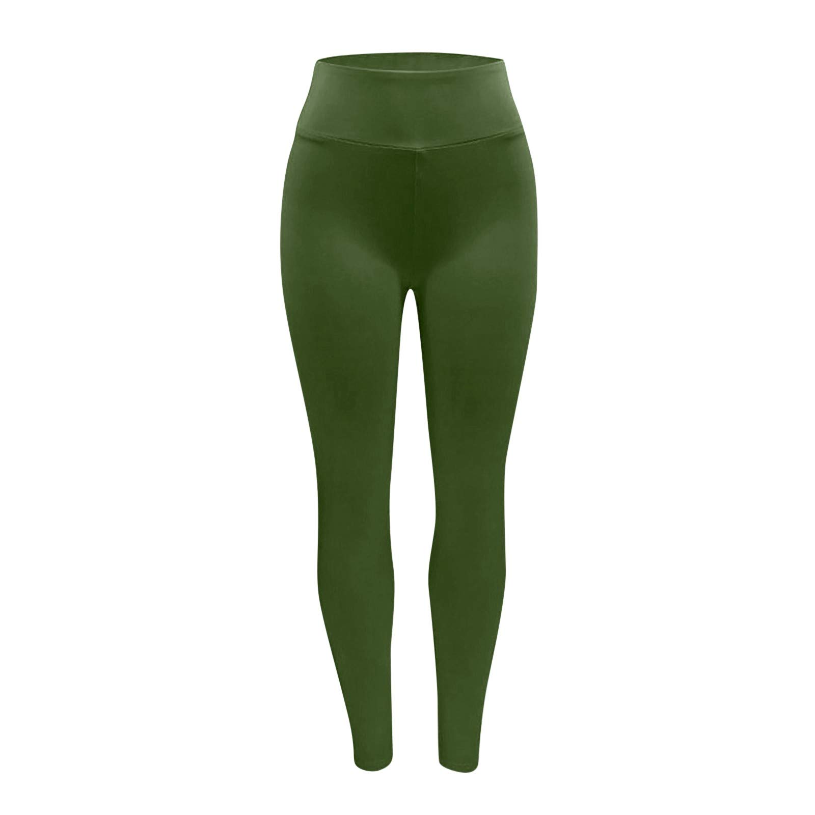 Women's Winter Workout Leggings - High Waisted Gym Running Yoga Athletic Pants with Sequin Details in Green | Perfect for Fitness, Sports & Casual Wear